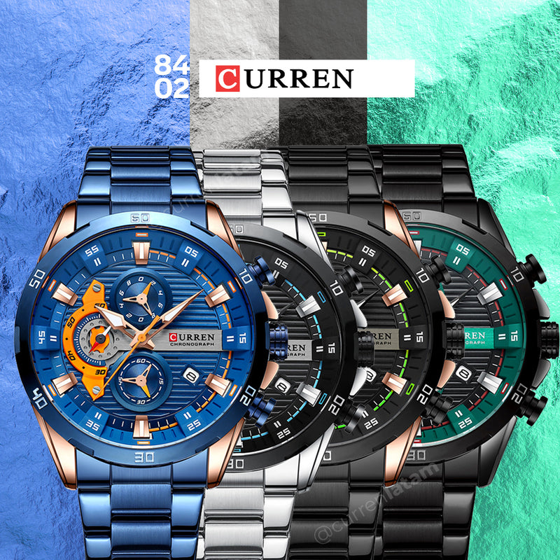 Reloj Curren 8402 Cuarzo Acero Inoxidabl